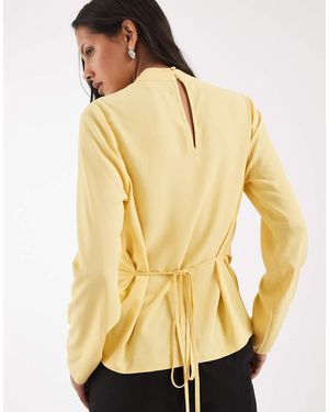 ASOS Blusa Allacciata - Giallo
