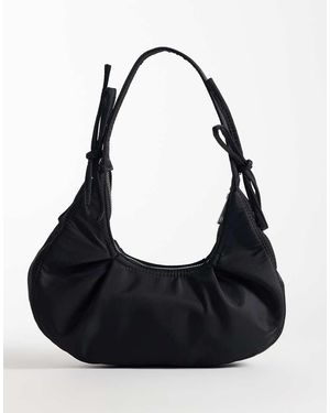 JJXX Bolso De Hombro Con Detalle De Lazo De Nailon - Negro