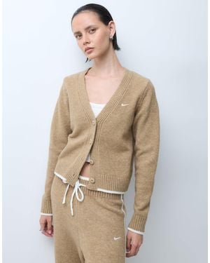 Nike Strickjacke - Natur