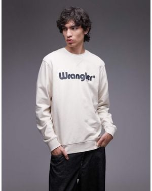 Wrangler Centre Chest Logo Sweatshirt - Grey