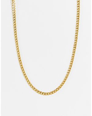 Icon Brand Deposit Stainless Steel Chain Necklace - Metallic