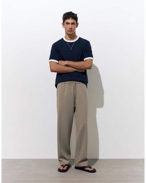 Pull&Bear Tailored Fit joggers - Grey