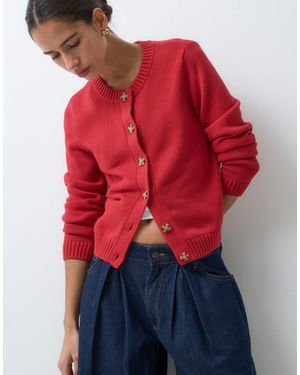 Gap Knitted Cardigan - Red