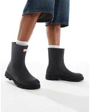 HUNTER Downpour Short Wellington Boots - Black