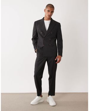 ASOS Carrot Fit Suit Pants - Black