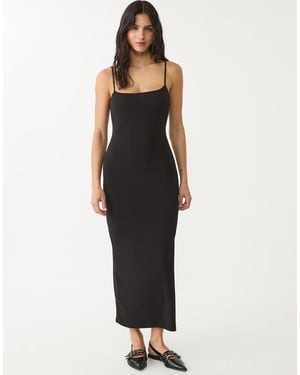 Stradivarius Strappy Maxi Dress - Black