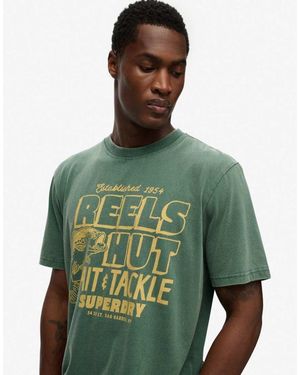 Superdry Roadside Trade Loose T-Shirt - Green