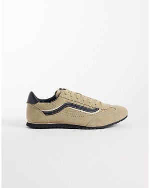 Vans Baskets super lowpro beige - Blanc