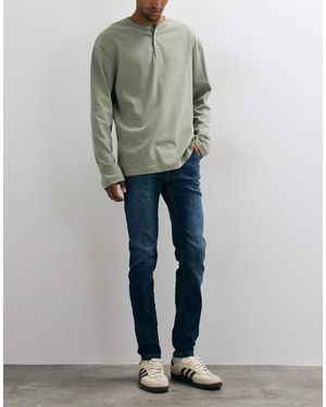 Jack & Jones Intelligence Liam Skinny Fit Stretch Jeans - White