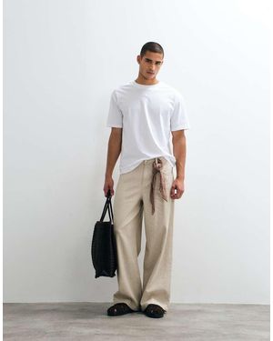 ASOS Vaqueros Holgados (Parte De Un Conjunto)-Neutro - Blanco