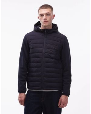 Tommy Hilfiger Performance Padded Jacket With Hood - Blue