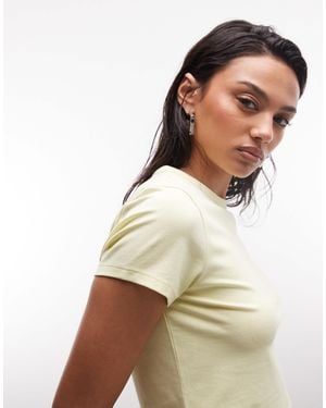 Collusion Super Crop T-shirt - Natural
