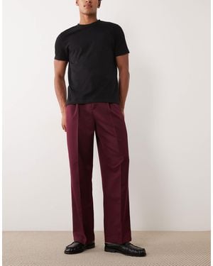 ASOS Tailored Pleated Wide Leg Pants