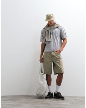 ASOS Boxy Oversized T-shirt With Pool Balls Graphic - Gray