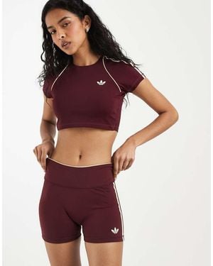 adidas Originals Adidas Originals Sport Booty Shorts - Purple
