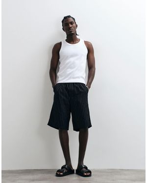 Redefined Rebel – cristiano – baggy-fit-shorts - Weiß