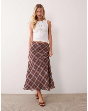 Mango Midi Slip Skirt - Pink
