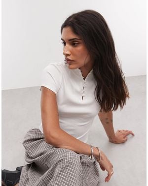 ASOS Jersey Grown On Neck Tee - Green