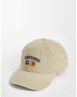Abercrombie & Fitch Archive Logo Cap - Natural