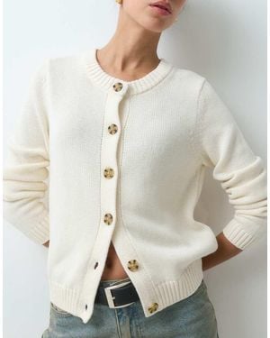 Gap Knitted Cardigan - Natural