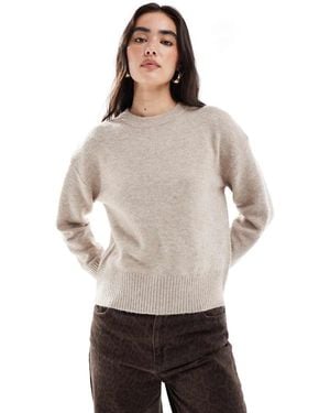 New Look Crew Neck Jumper - Grey