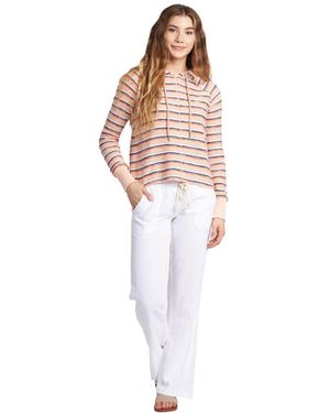 Roxy Oceanside Flared Trousers - White