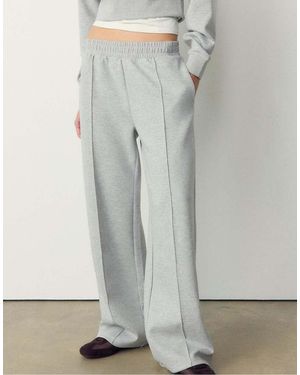 Stradivarius Joggers With Interlock Detail - Grey
