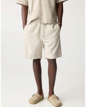 Pull&Bear Bermuda Stile Joggers - Neutro
