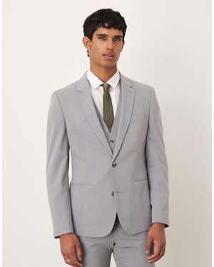 ASOS Skinny Suit Jacket - Gray