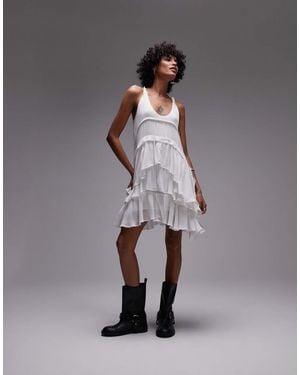 AllSaints Cavarly Mini Dress - Grey