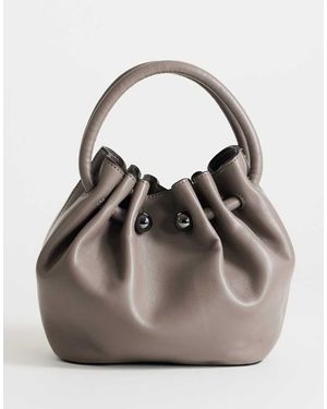 TOPSHOP Paige Handtas Met Middelgrote Ringgreep - Grijs
