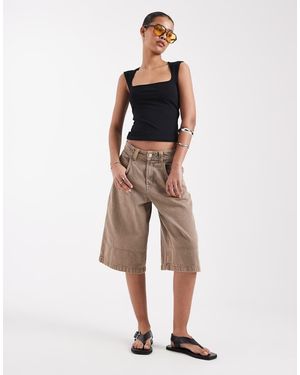 JJXX Square Neck Top - Natural