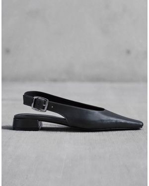 ASOS Loretta Chisel Toe Slingback Ballets - Blue