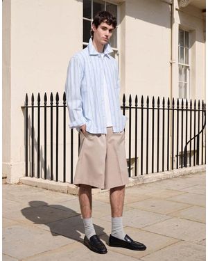 SELECTED Poplin Long Sleeve Shirt - Blue