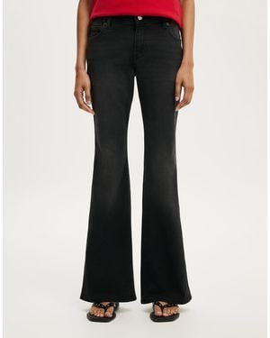 Cotton On Petite Mid Rise Bootcut Jean - Black