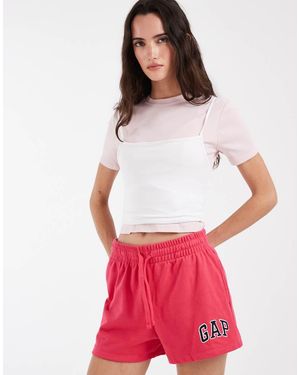 Gap Logo jogger Shorts - White