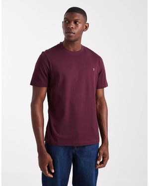 Farah Danny Regular Short Sleeve T-Shirt - Purple