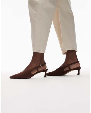 & Other Stories Slingback Pointed Heels - Brown