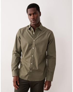 Mango Cotton Shirt - Green
