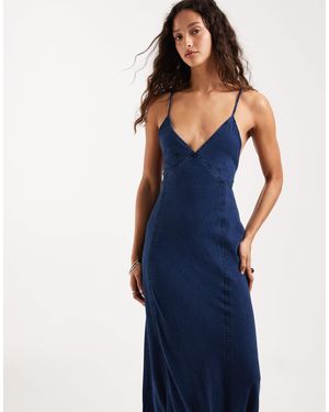 Lee Jeans – midikleid - Blau
