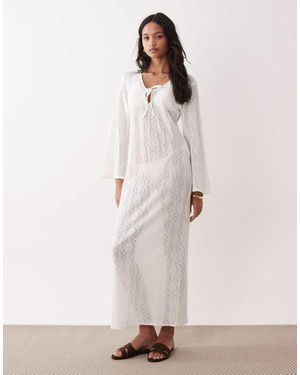 esmé studios Vestito Copricostume Lungo - Neutro