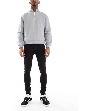 Don't Think Twice Dtt tall – stretch-jeans mit sehr engem schnitt - Grau