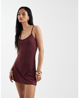 Cotton On Hold Me Mini Dress - Red