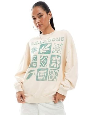 Billabong Long Sleeve Sweatshirt - White