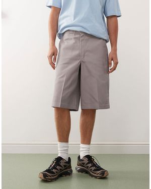 Dickies 13 Inch Twill Pocket Shorts - Gray