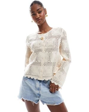 Object Crochet Cardigan - White