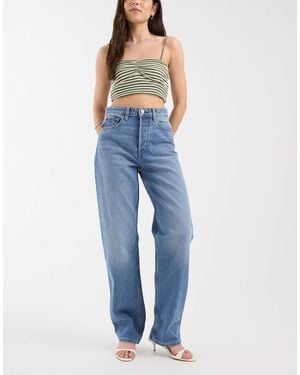 Tommy Hilfiger Layla High Rise Slim Straight Fit Jeans - Blue