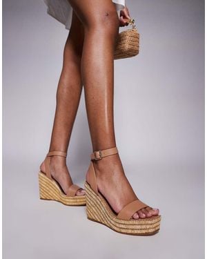 Steve Madden Cassie Sandals With Wedge - Brown