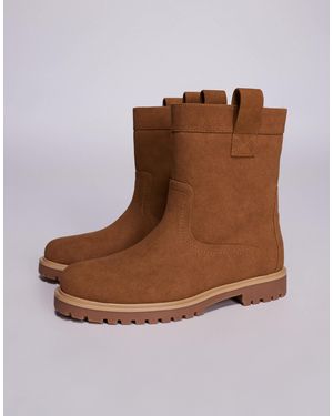 ASOS Pull On Worker Boots - Green