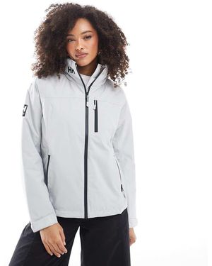 Helly Hansen Crew Hooded Midlayer Sailing Jacket 2.0 - White